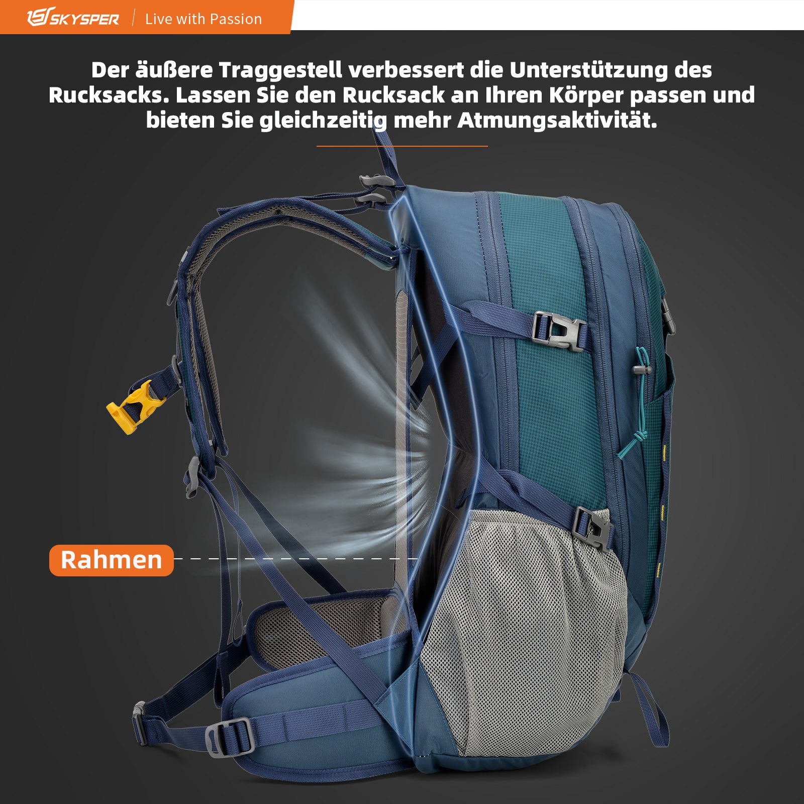 skysper wanderrucksack 30l Die Trekkingrucksäcke für Herren sind groß genug zum Bergsteigen – SKYSPER .DE