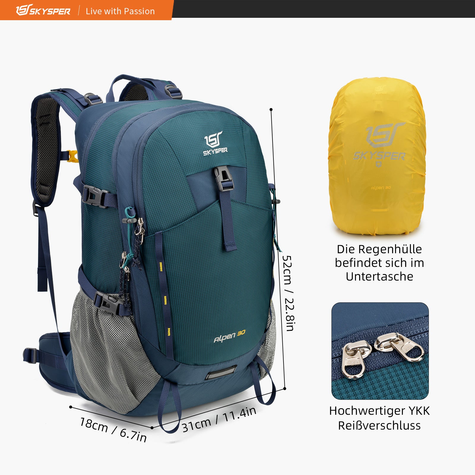 alpiz wanderrucksack 30l Die Trekkingrucksäcke für Herren sind groß genug zum Bergsteigen – SKYSPER.DE