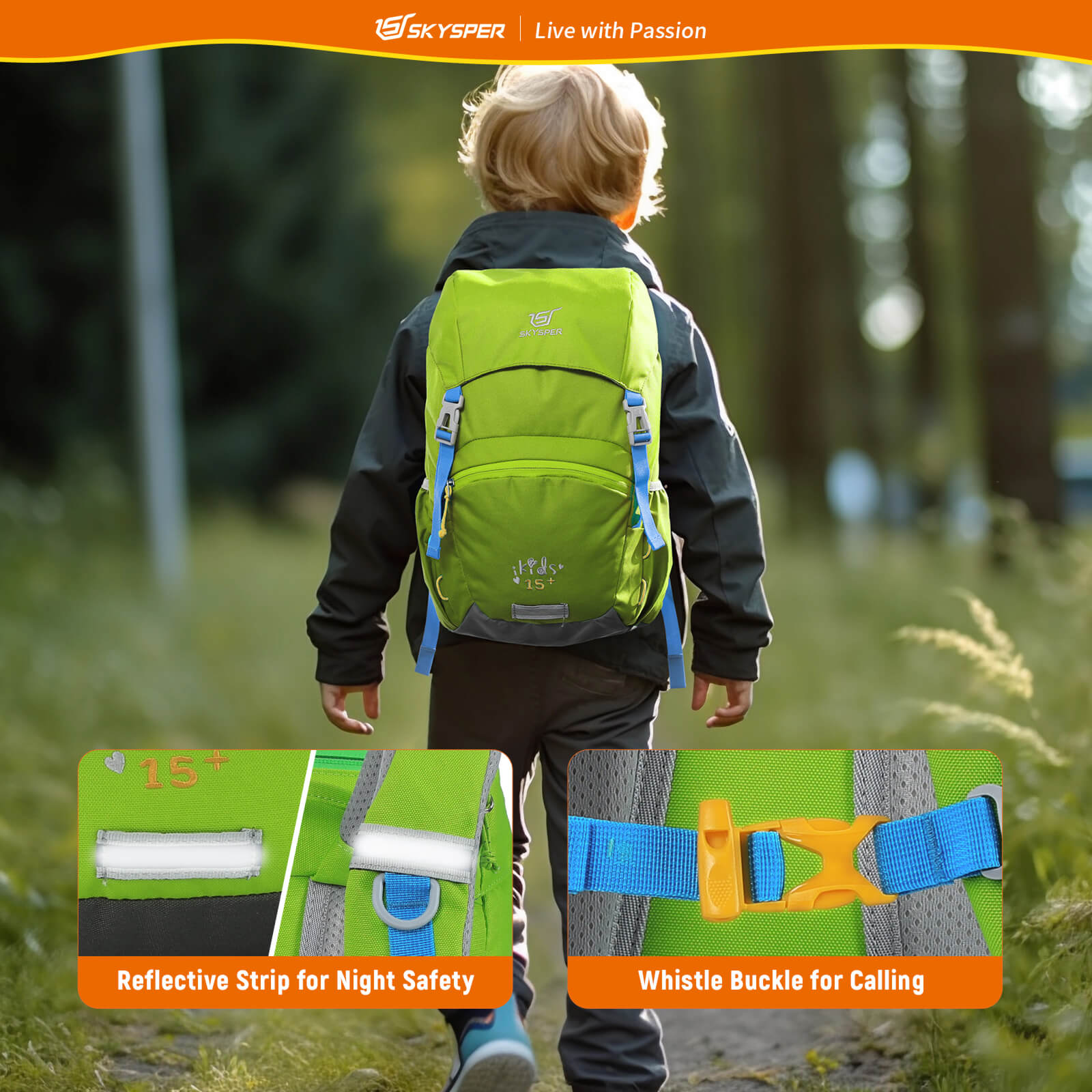 wanderrucksack schulkind Kinderrucksack für Jungen und Mädchen mit Ripstop – SKYSPER.DE