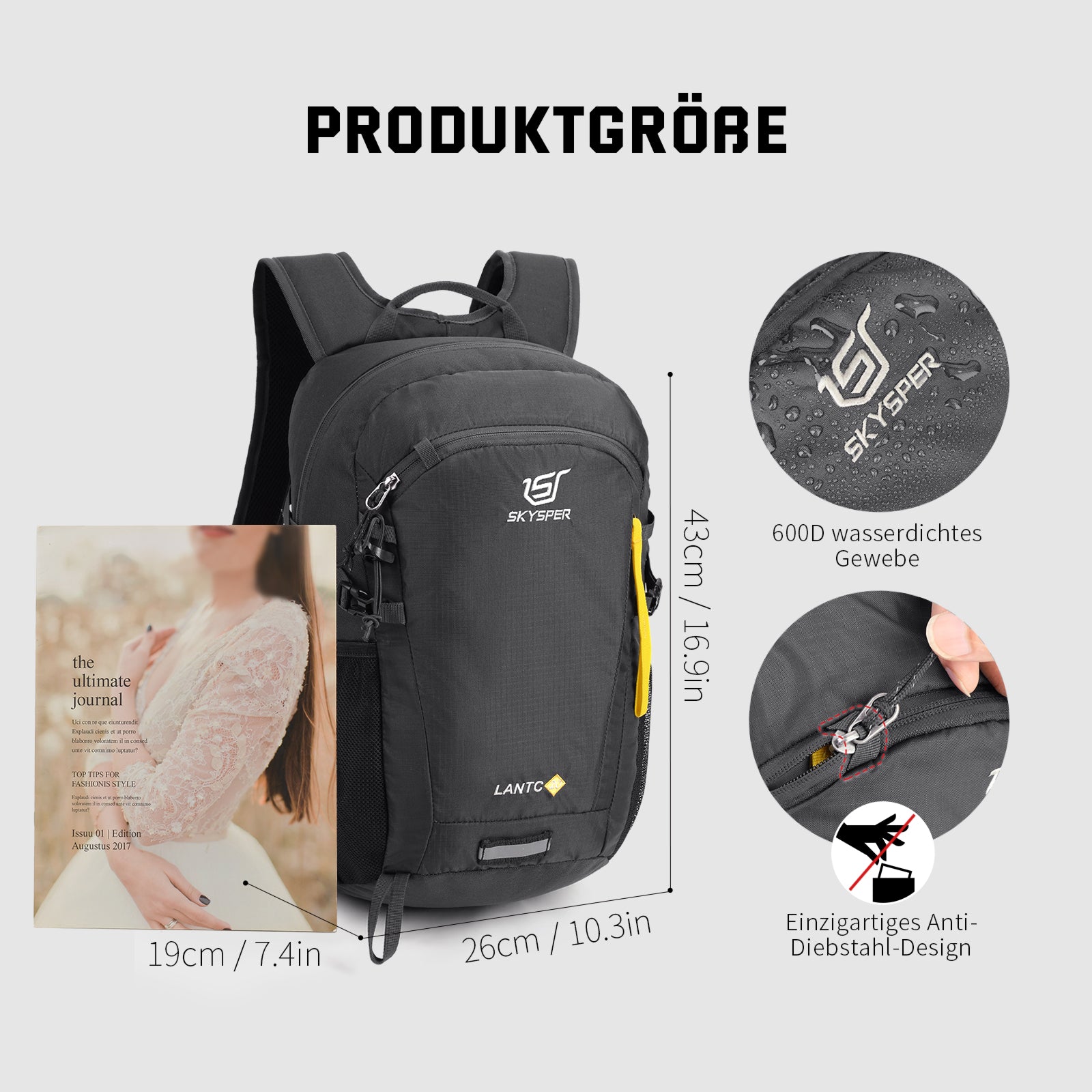 skysper wanderrucksack Der ideale Damen Wanderrucksack für kurze Wanderung – SKYSPER.DE